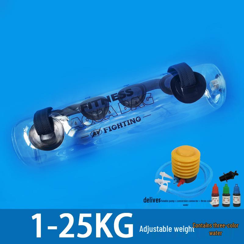 Bärbar Uppblåsbar Vattenviktspåse för Styrke- och Balansträning