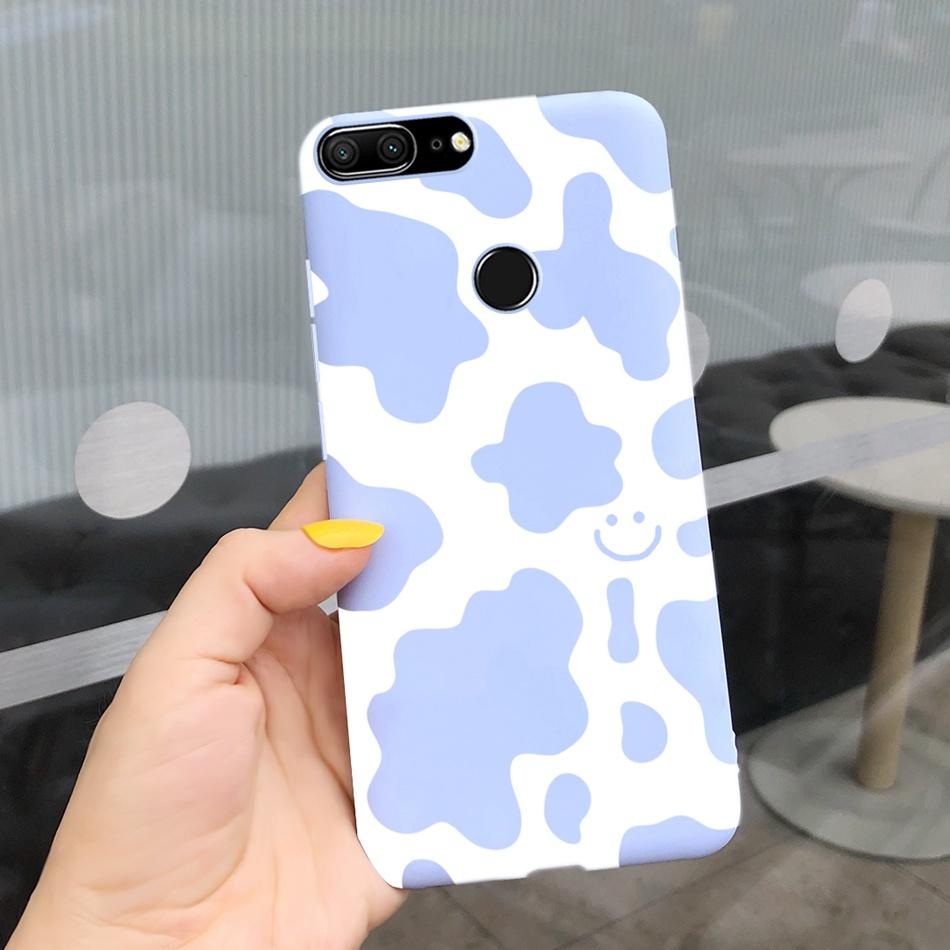 Cute Cartoon Phone Case For Honor 9 Lite LLD-L21 Candy Color Soft Silicone Back Cover For Honor 9 STF-L09 Funda Honor9 9Lite