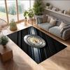Manchester City Printed Flannel Area Rug Non Slip Soft Polyester Floor Carpet Indoor Decor Mat for Bedroom Living Room Sofa
