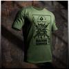 Machine Gunner T-shirt Combat Veteran Army Infantryman Spec Ops Tactical Skull