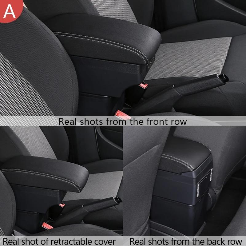 For Seat Ibiza Armrest Box For Seat Ibiza 6j Ibiza 6L Car Armrest Auto Storage Box Retrofit Parts Interior Car Accessories Arm