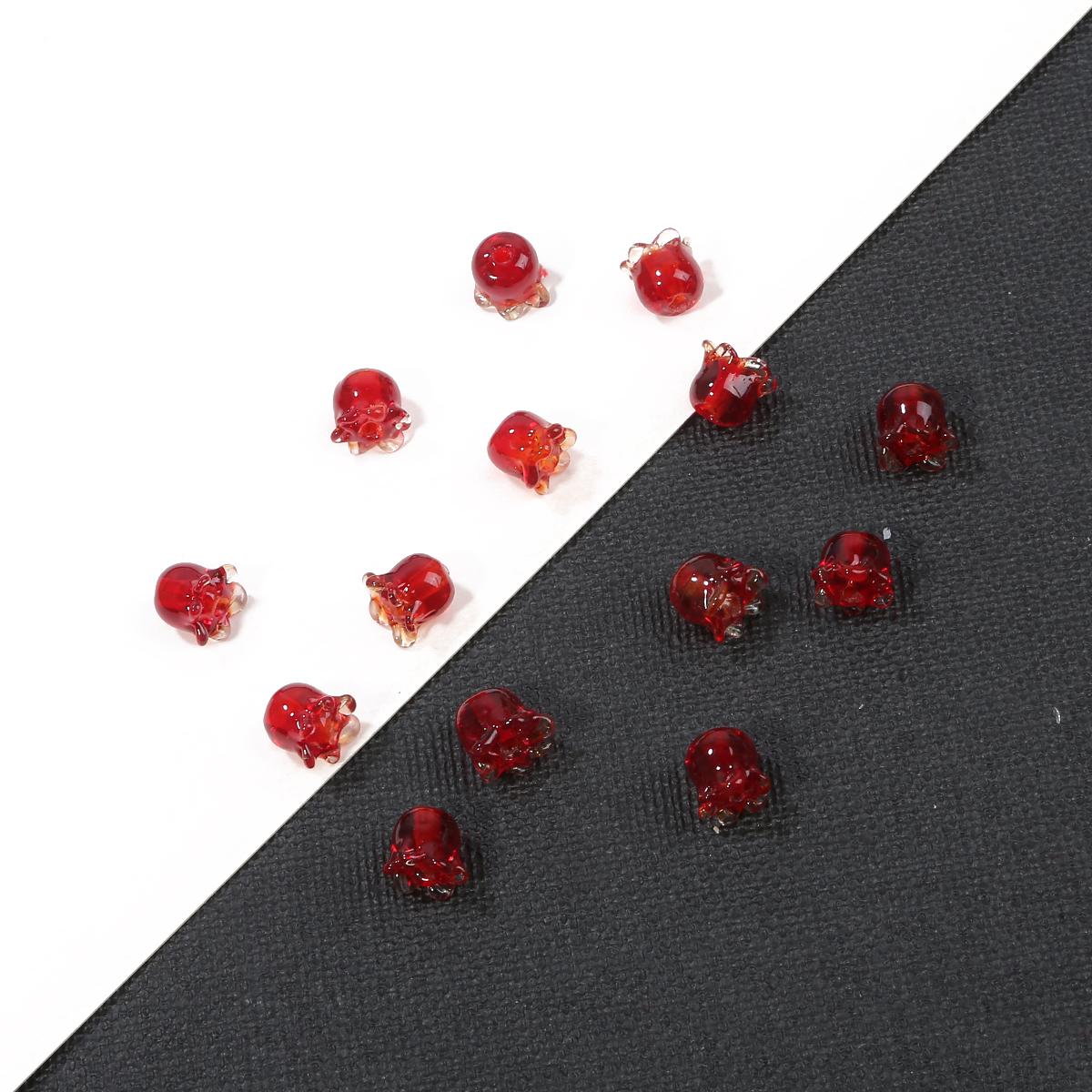 

Хрустальные Стеклянные Бусины Цветок Лилии Свободные Бусины-разделители для DIY Ожерелья Браслета Изготовления Ювелирных Изделий