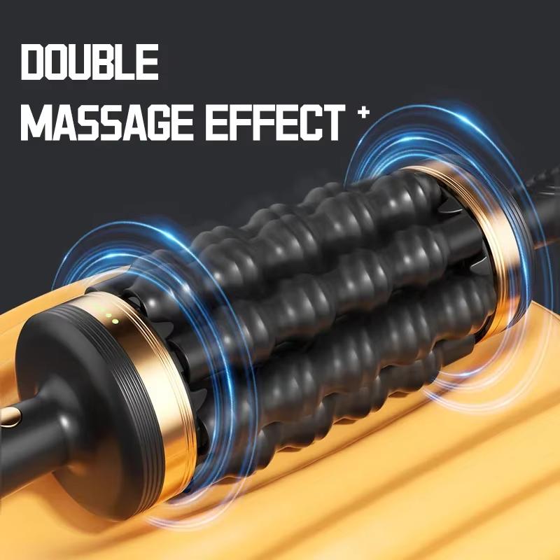 2025 New Foot Massage Roller for Shiatsu Acupoint Percussion Leg Roller Massager Relief Muscle Pain Relax Stress Massager