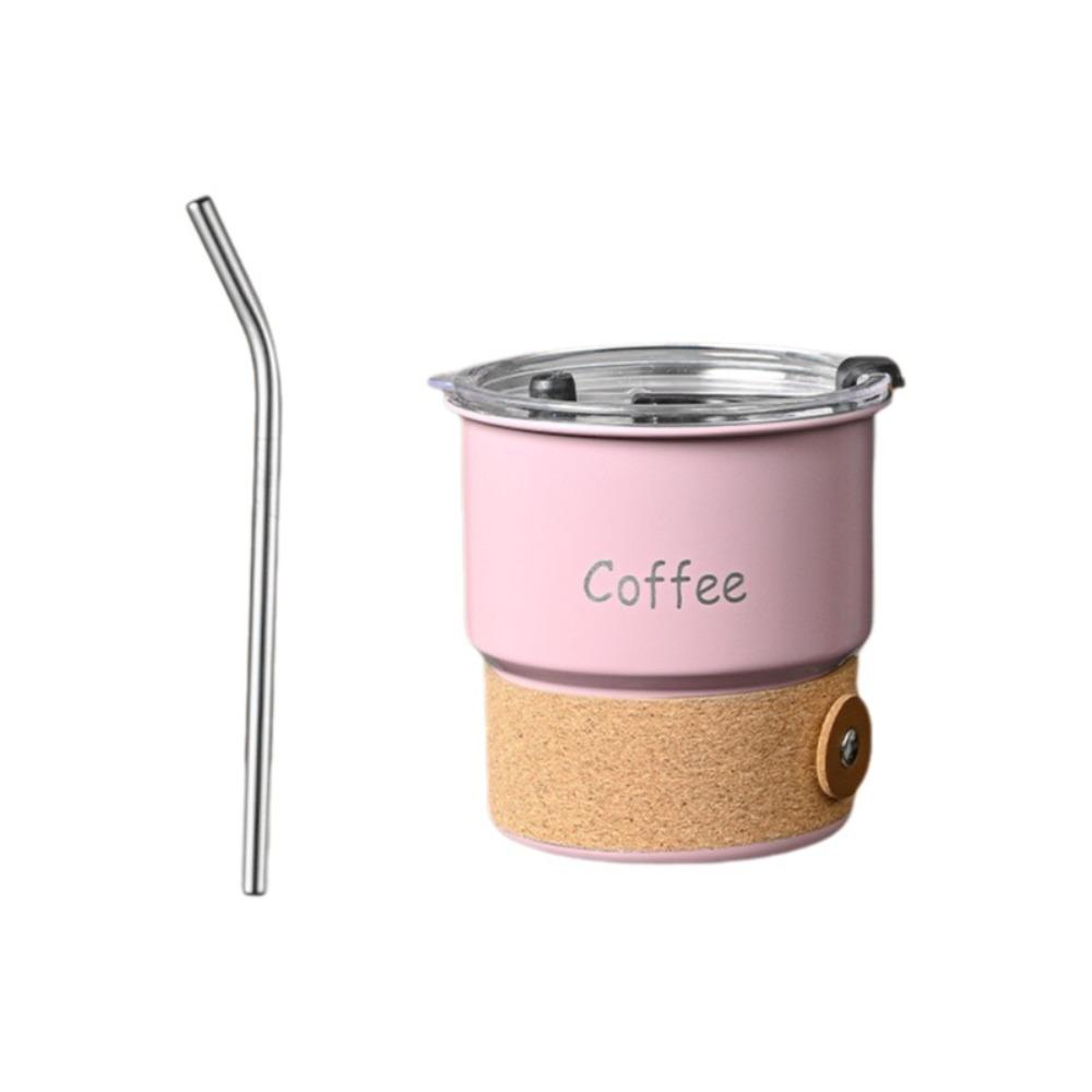Leak-proof Portable Water Cup Heat-resistant Travel Coffee Mug Stainless Steel Coffee Cup  Travel