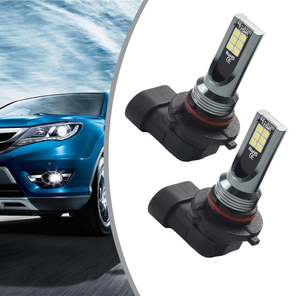 Super Bright 9006HB4 LED Fog Light Bulbs Pure White 6000K Illumination