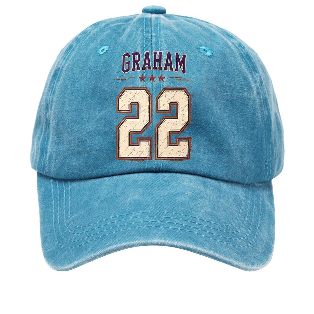 Washed Cotton Baseball Cap Soft Top Denim Hat Vintage Style Adjustable Fit Casual Outdoor Headwear for Men Women