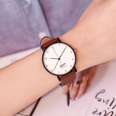Couple Watch Ladies Student Retro Personality Simple Casual Quartz Belt Watch for Women