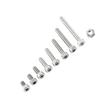 M2.5 A2 Stainless Steel Hex Socket Screws   With Hex Nuts Assortment Fasteners(  Head)