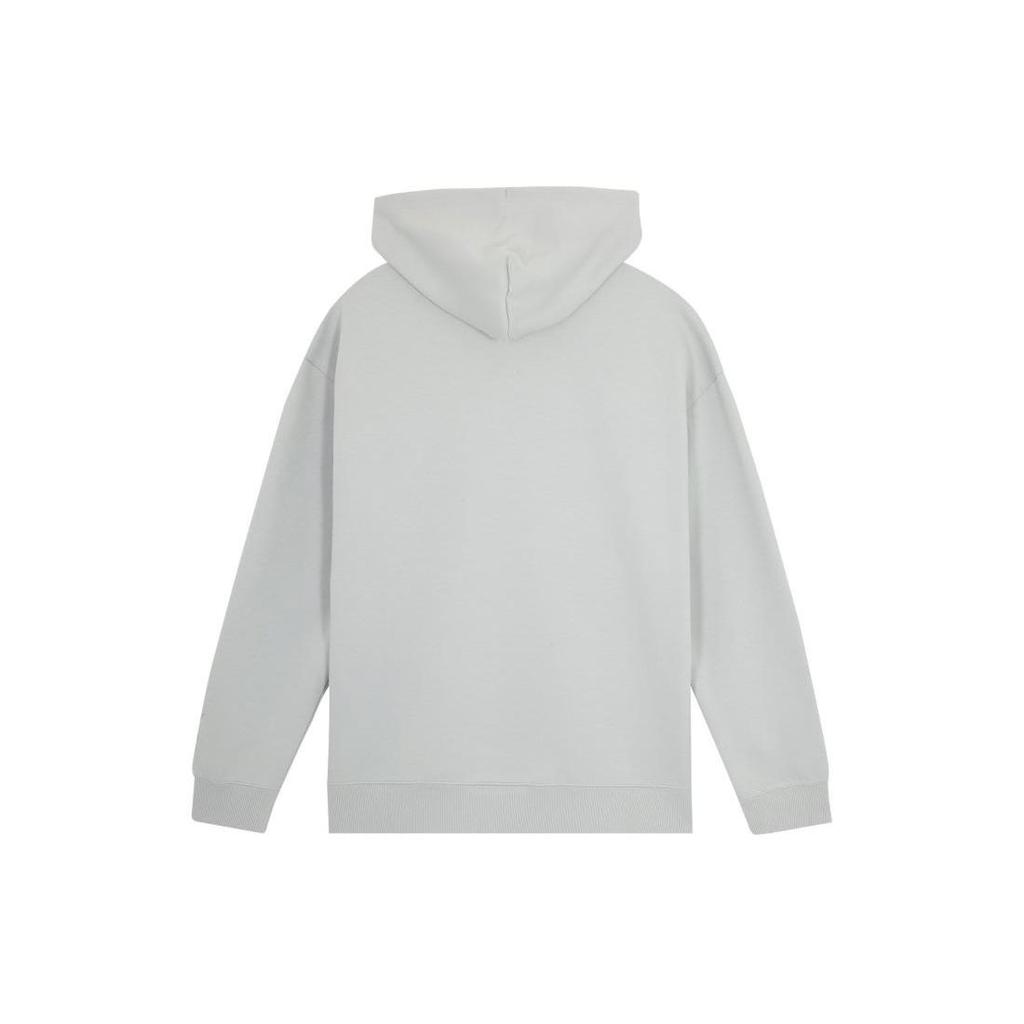 Puma Solid Color Logo Loose Sports Hoodie Unisex Hoodies Light-Gray 627879-09