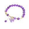 Natural Amethyst Bracelet  Bangles Women Fashion Jewelry Accessories Gift