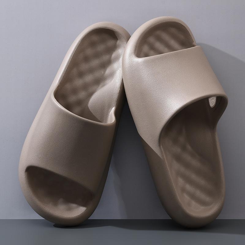 Slippers women's summer home bathroom non-slip EVA thick-bottomed beach couple wearing cool slippers men