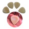 30x33mm Electric Guitar Picks Ox Bone Guitar Finger Picks Guitar Plectrums Natural Guitar Ukulele Picks Guitar Accessory