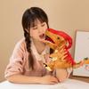 Dinosaur Plush Puppet Spinosaurus Triceratops Tyrannosaurus Cartoon Dino Animal Plushie Small Tell Story Interactive Prop Gift
