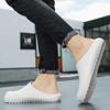 Fashion Summer Man Flip Flops 2024 New Solid Sandals Men Fashion Outside Thick Massage Non-slip Sole Bathroom Casual Beach Home Slipper