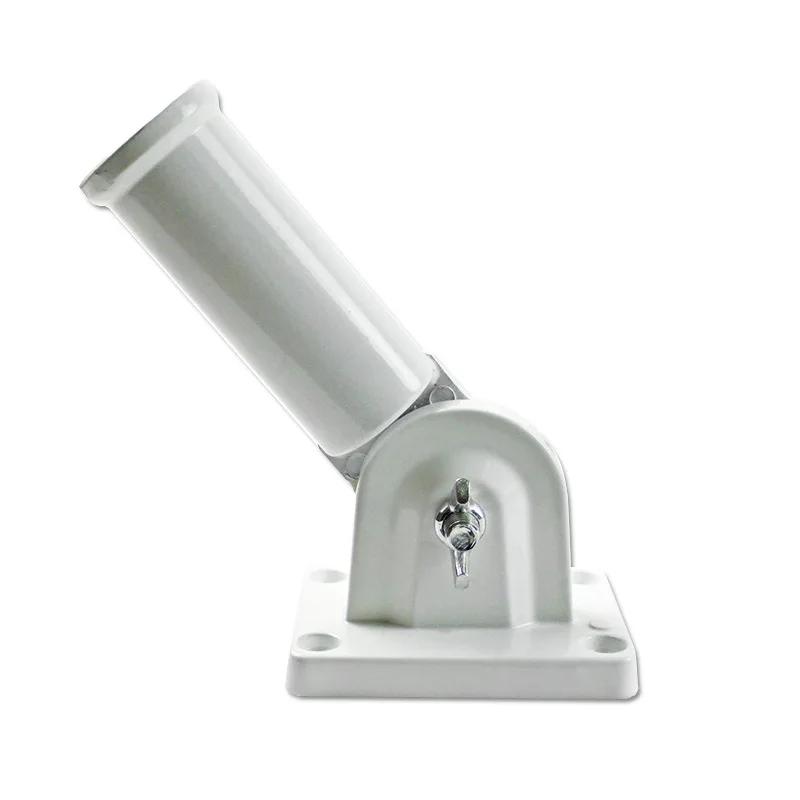 Suporte de mastro de bandeira de parede em liga de alumínio para auditório ao ar livre, postes de luz de parede, suporte de bandeira, base de montagem com acessórios