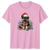 GerUnisex Shepherd Puppy Christmas Holidays Unisexs TShirt Unisexs Tee Graphic Top a