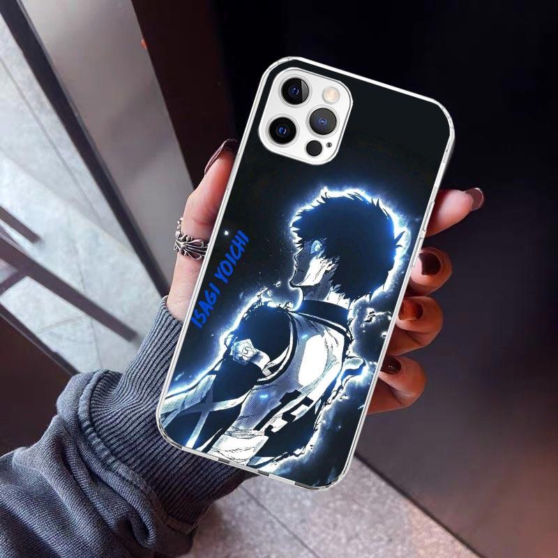Blue Lock Isagi Yoichi Phone Case For iPhone 17 Air 16 15 Pro Max 14 Plus 13 Mini 12 11 Cover 7 8 SE Silicone Shell Print Fundas