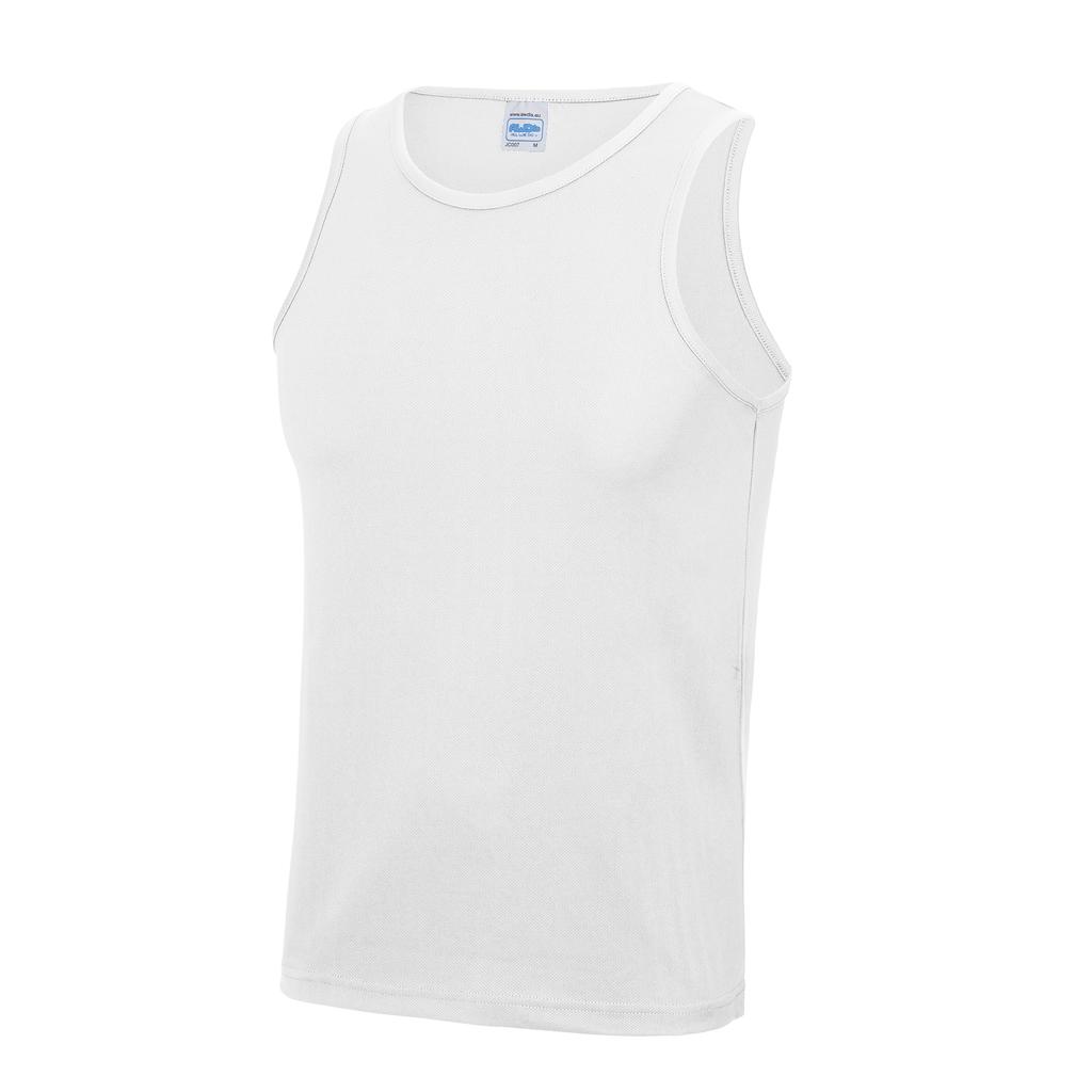 AWDis Just Cool Mens Sports Gym Plain Tank / Vest Top