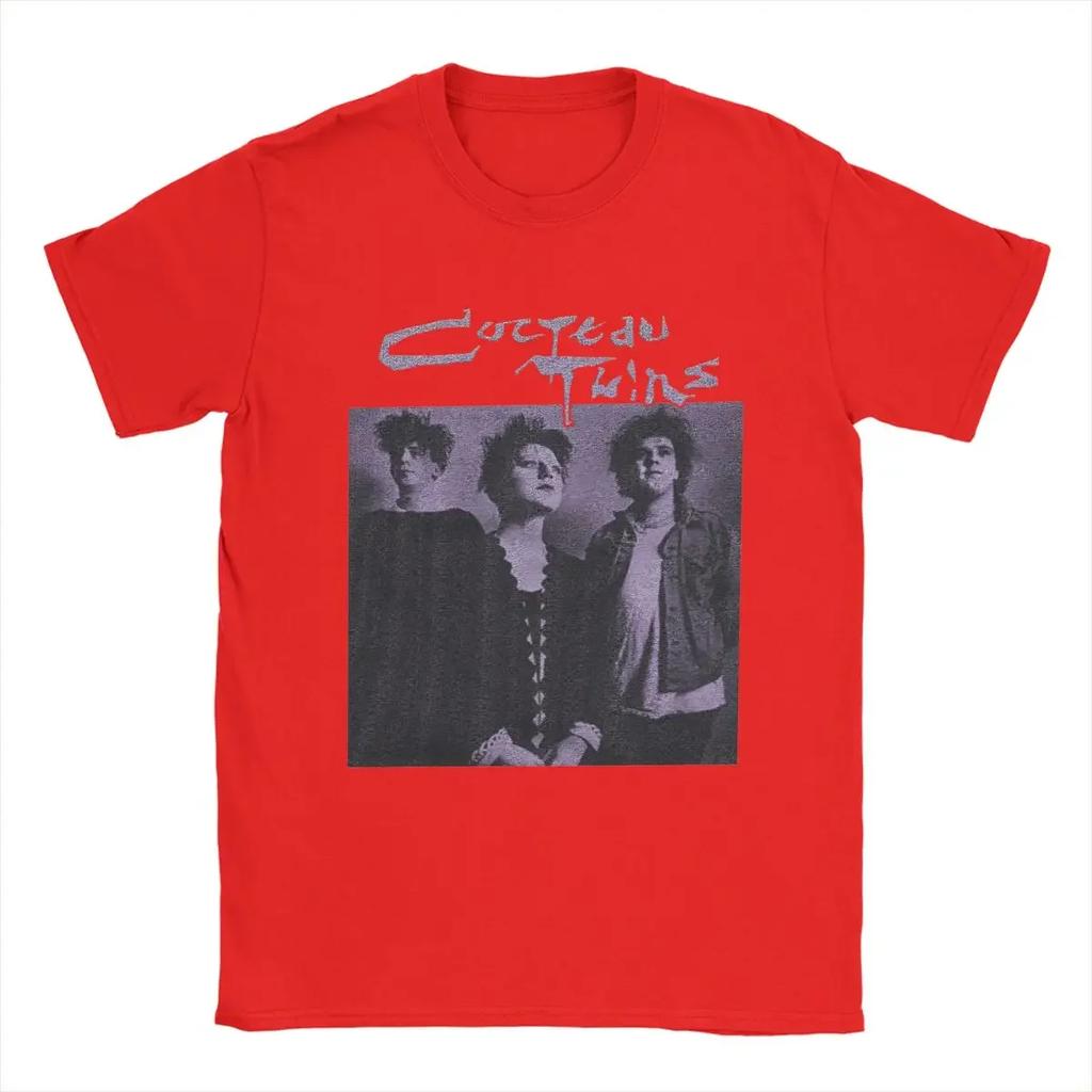 2025Awesome Cocteau Twins T-Shirts for Men Crewneck Pure Cotton T Shirts Short Sleeve Tees Printed Clothing