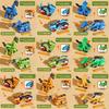 T Rex Triceratops Brachiosaurus Excavator Inertia Toy For Boys With Plastic Construction Vehicle Playset