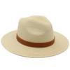 Elegant Wide Brimmed Straw Hat Handwoven Breathable Ethnic Straw Hat Holiday Vacation Hat Western Sun Hat