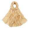 New Hot-selling Bamboo Cotton Solid Color Long Towel, Boutique Breathable Women's Versatile Bag Head Soft Scarf