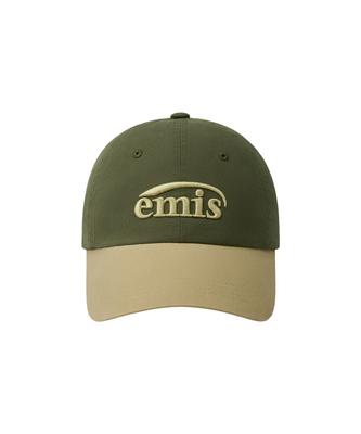 Imiseu Washed Two Tone Ball Cap-Olive