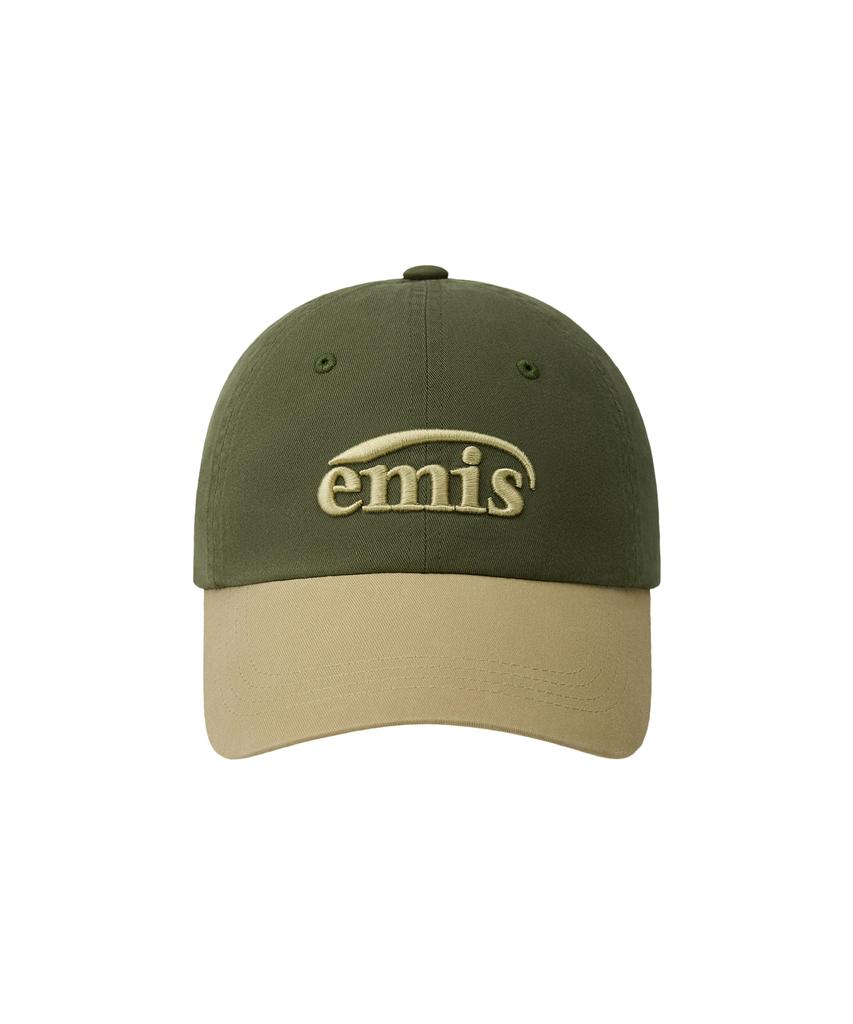 Imiseu Washed Two Tone Ball Cap-Olive