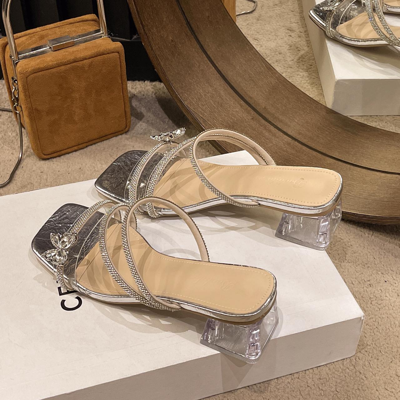 мода Новые летние сексуальные модные женские босоножки с открытым носком Water Diamond — фото 6