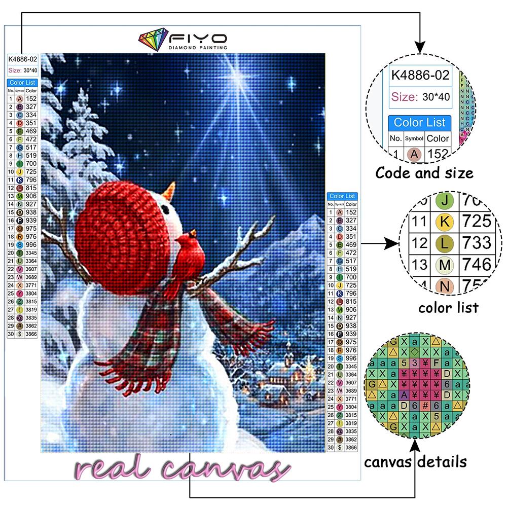5D DIY Diamond Embroidery Christmas Tree Santa Snowman Diamond Painting Mosaic Home Decoration