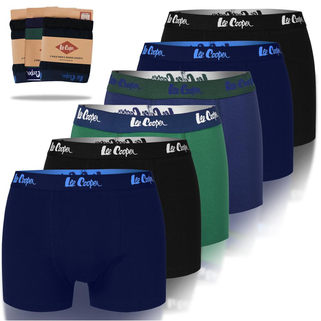 Lee Cooper Boxer Shorts Men's Mix 6Pc 