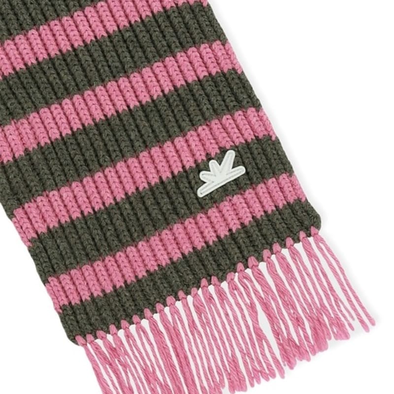 SUNLOVE Merry Stripe Muffler Pink