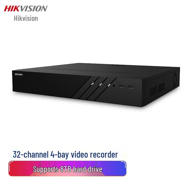

Hikvision 32-Channel 4K NVR (DS-7932N-R4) CN plug (adapter included)