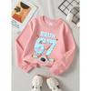 European sizes Kids' Casual Printed Round Neck Pullover, Kids' Round Neck Sweatshirt with Fashion 67 Theme Feature Print for Kids