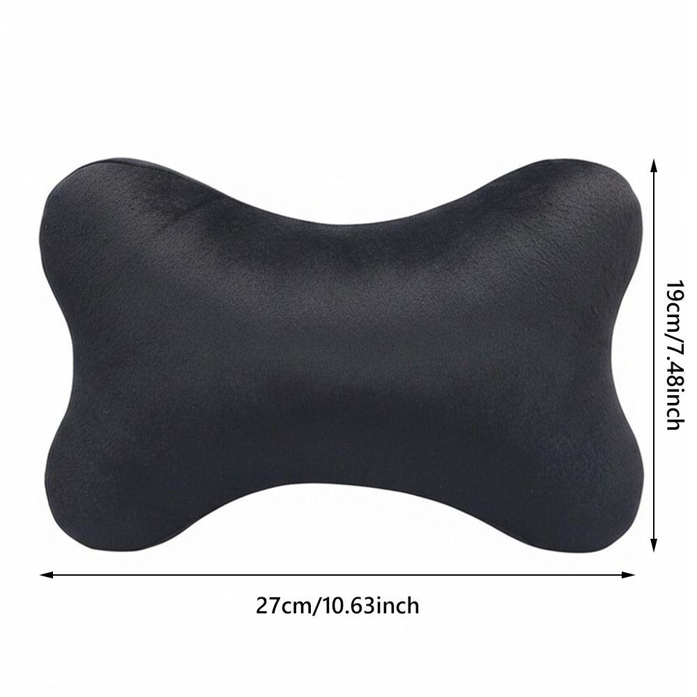 Crystal Velvet Car Neck Pillow Adjustable Neck Support Pillow Car Seat Pillow  Car Accessory