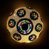 Mosaic Crafted Multicoloured Decorative Glass Ceiling Light