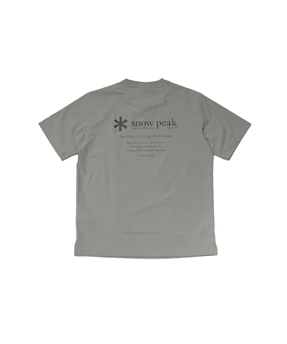 Snow Peak Thin-tech Woven Short Sleeve T-Shirt (M FGY)