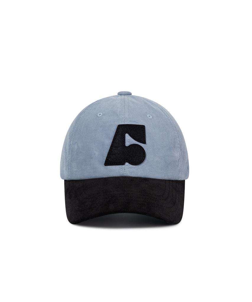 ONRIDPROJECT Applique Symbol Corduroy Two-Tone Ball Cap - Sky Blue