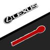 Auto Audio Dekoration 3D Aluminium Abzeichen Emblem Aufkleber für Lexus ES RX LS IS NX CT LX IS250 IS200 CT200H GS300 LS430 RX450H LX57