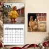 Yearly Appointment Book Chicks 2027 Wall Calendar, Funny Dressed Up Chicken 12-Month Planner, Easy to Hang Planner Cute Farm Animal Hanging