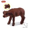 Oenux Simulation Cute Farm Animals Milk Cow Cattle Calf Angus Bull OX Buffalo Model Action Figures Educational Cute Toy Kid Gift