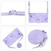 Crossbody Shoulder Strap Wallet Card Solt Holder Leather Case for Samsung S23 Ultra S21 FE S22 A54 A34 A14 A23 A73 A53 A52 Cover