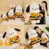 New Soft Plush Hamburger Pacha Dog Doll Wholesale For Bed Decoration And Claw Machine