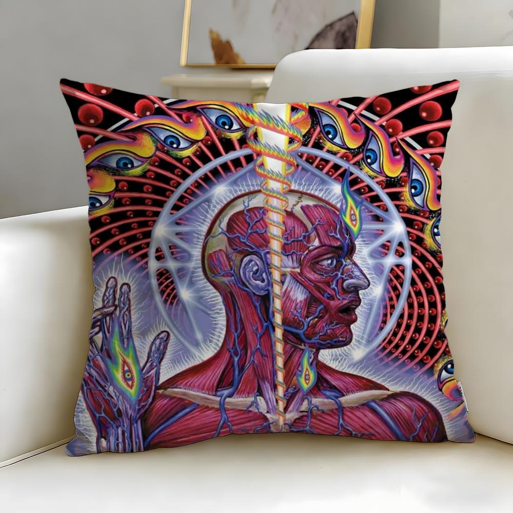 classic artist Alex Grey Cushion Cover Soft & Easy-Wash Pillow Case – Versatile for Couch, Bed, Travel and Office