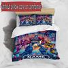 3pcs Duvet Cover Set (1*Duvet Cover + 2*Pillowcase, Without Core), Custom Name Transformers Pattern Bedding Set, Home Bedroom Decor Gift