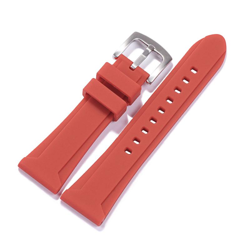 Soft Silicone Rubber Watch Strap 22mm 24mm 26mm Men Women Sport Waterproof Breathable Wrist Band Replacement Bracelet Belt