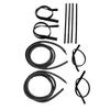 Door Weatherstrip Seal Kit Replacement for Charger D50 D400 D450 KD1001 10 Door Window Glass Weatherstrip Seal Kit