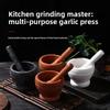 Garlic Press, Garlic Masher, Douyin Household Kitchen, Medicinal Herbs, Chili Mashed, Ring Bowl and Mortar Mashed, Garlic Can Mashed