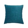 Pack of 2 Velvet Soft Solid Decorative Throw Pillow Covers Set with Texture Luxury Scissors Square Cushion Cases for Couch Sofa Bedroom Car 18x18 Inch
