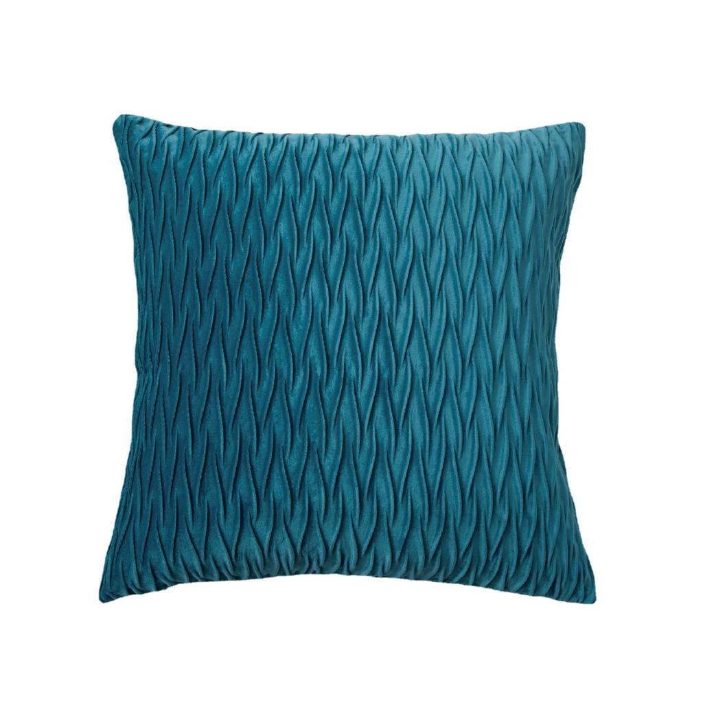 Pack of 2 Velvet Soft Solid Decorative Throw Pillow Covers Set with Texture Luxury Scissors Square Cushion Cases for Couch Sofa Bedroom Car 18x18 Inch